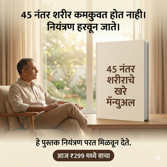 45 वर्षांनंतरच्या शरीराचे खरे मॅन्युअल (Marathi)