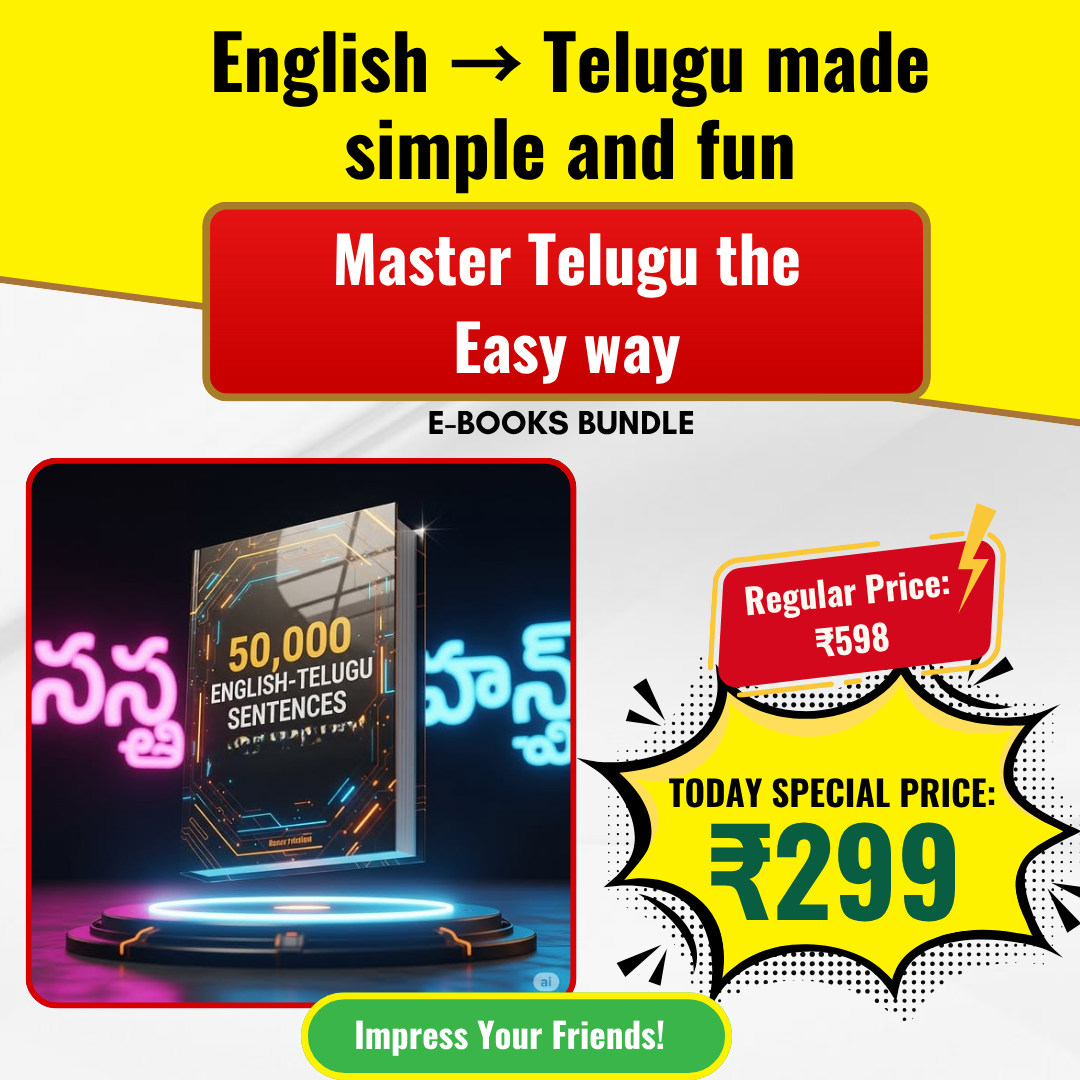 🌟 Learn Telugu from English